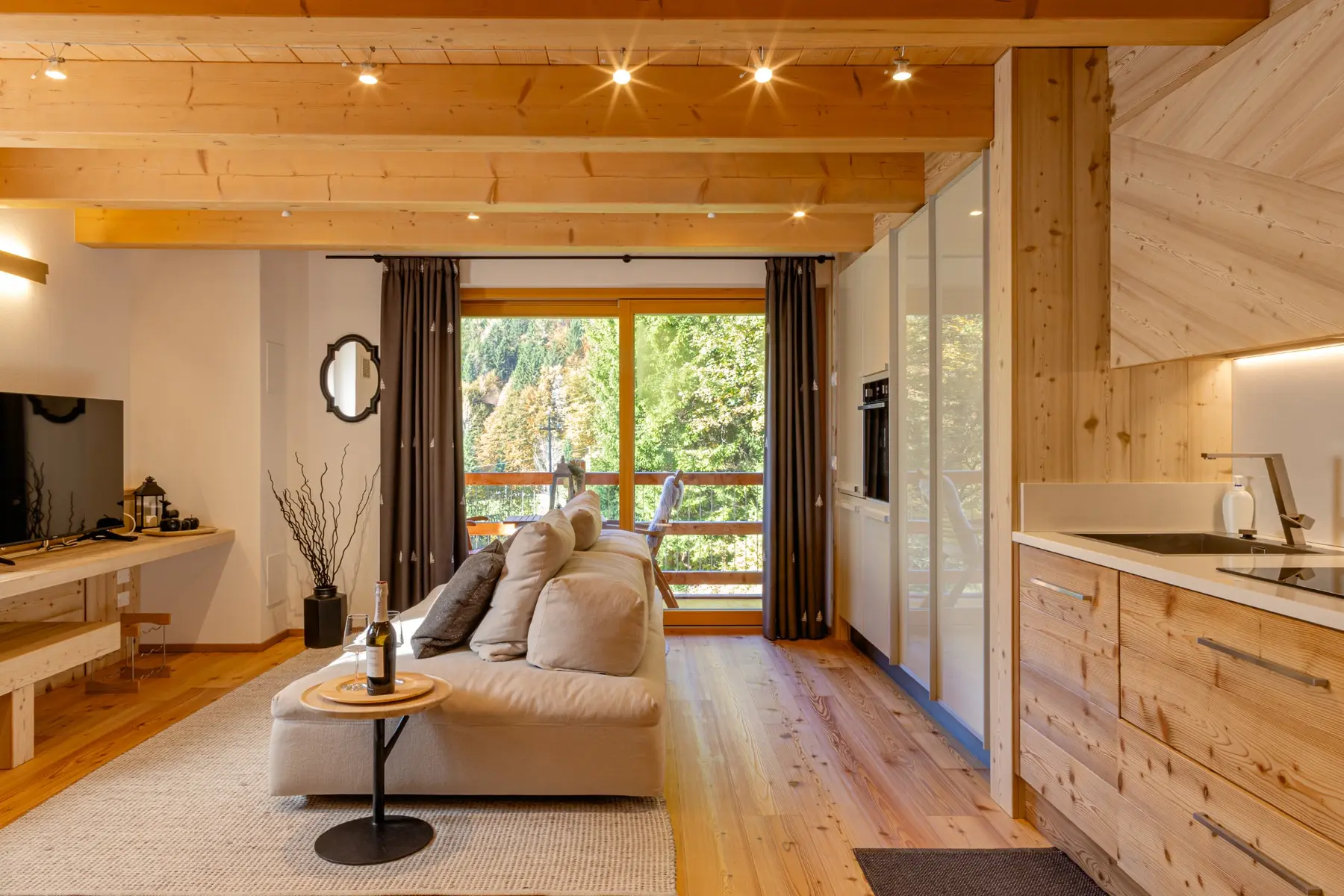 Soggiorno in legno di Dreaming Home